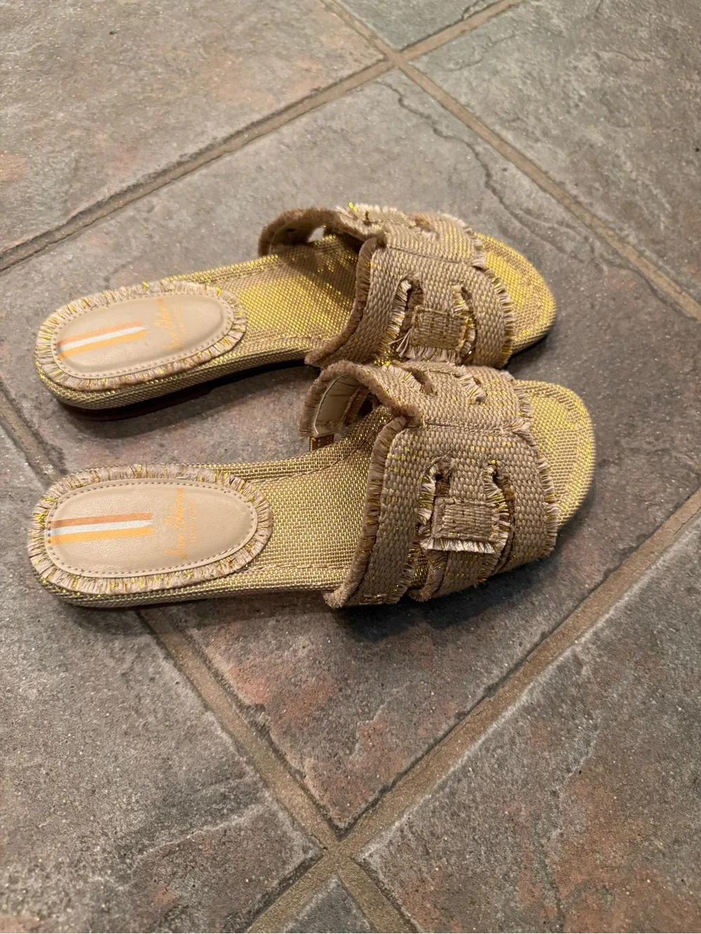 Size 6 -Sam Edelman Bay Fray Slide Sandal. Original $120 - selling for $25 - Picture 2 of 5